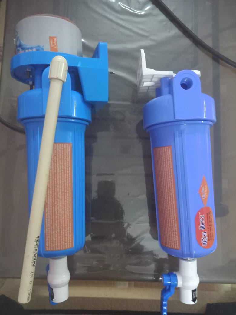 Jain Geyser and Ahinsa Filter installation
